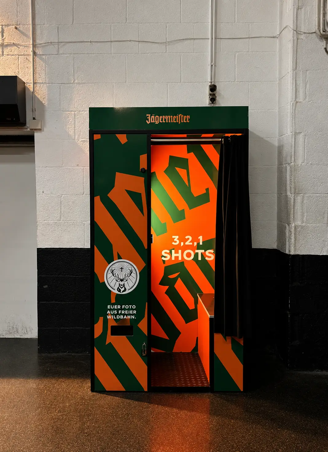 Jägermeister Fotobox im Club